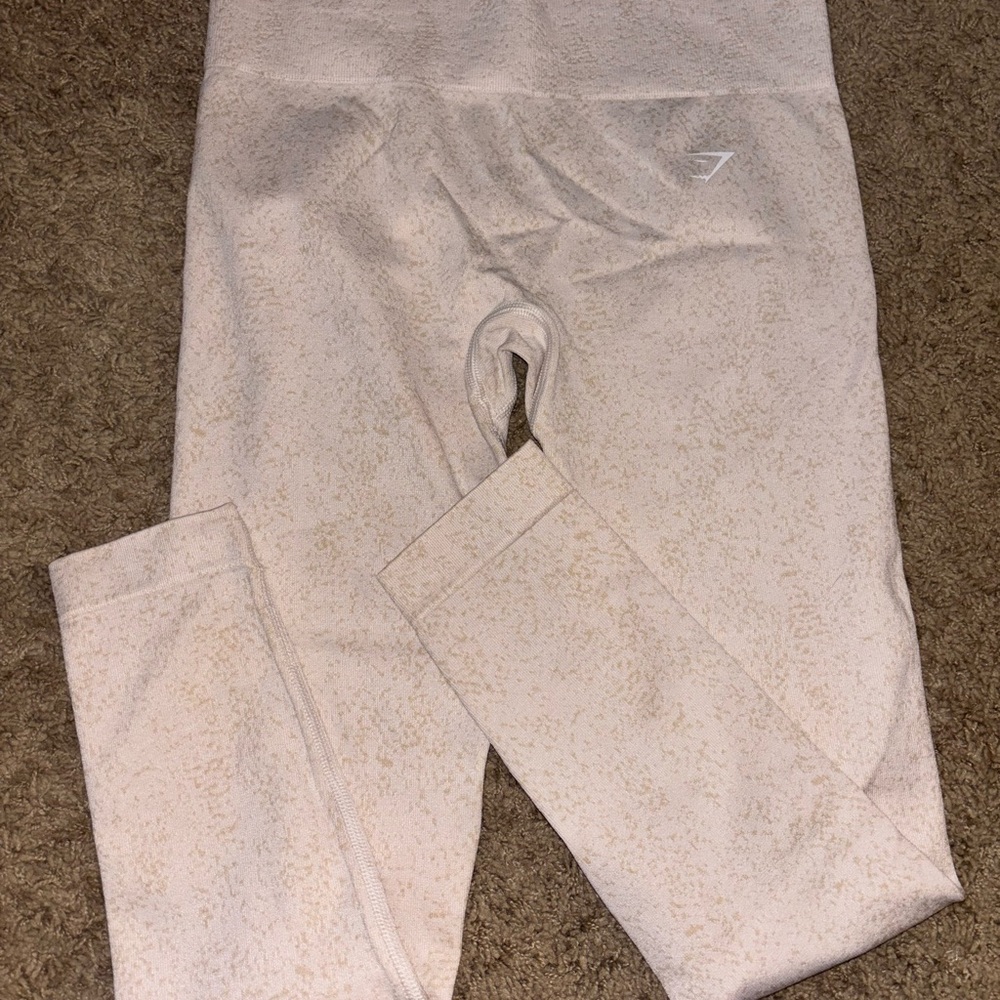 Gymshark Beige High-Waisted Leggings